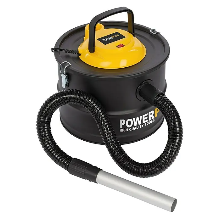 PowerPlus Aspirador para ceniza POWX3000 - 1.000 W, Capacidad del depósito: 15 l - Vista angular