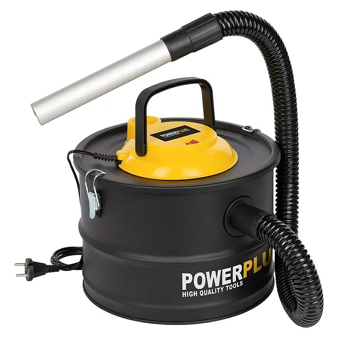 PowerPlus Aspirador para ceniza POWX3000 - 1.000 W, Capacidad del depósito: 15 l - Vista angular