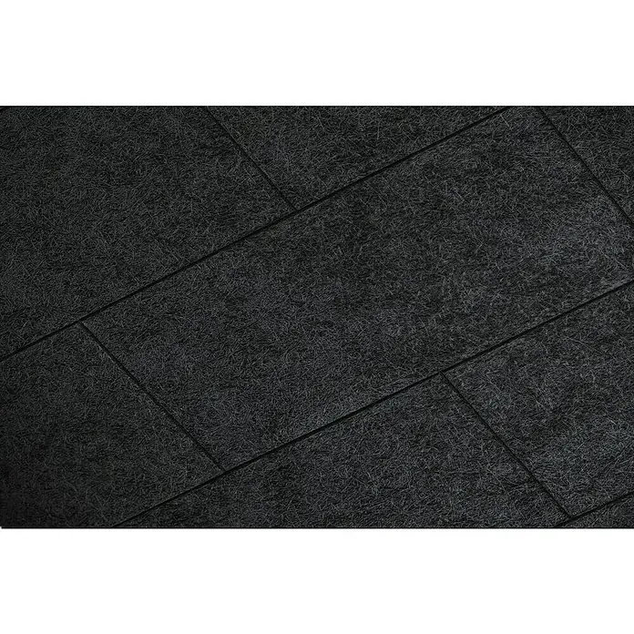 FibroTech Akustikplatte Multi Fein - Tiefschwarz, 1.200 x 600 x 25 mm, 1 Paneel - Detailaufnahme