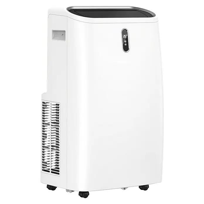 Proklima Mobiles Klimagerät WiFi - Max. Kühlleistung je Gerät in BTU/h: 16.000 BTU/h, Passend für: Räume bis 35 m² - Diagonale Ansicht