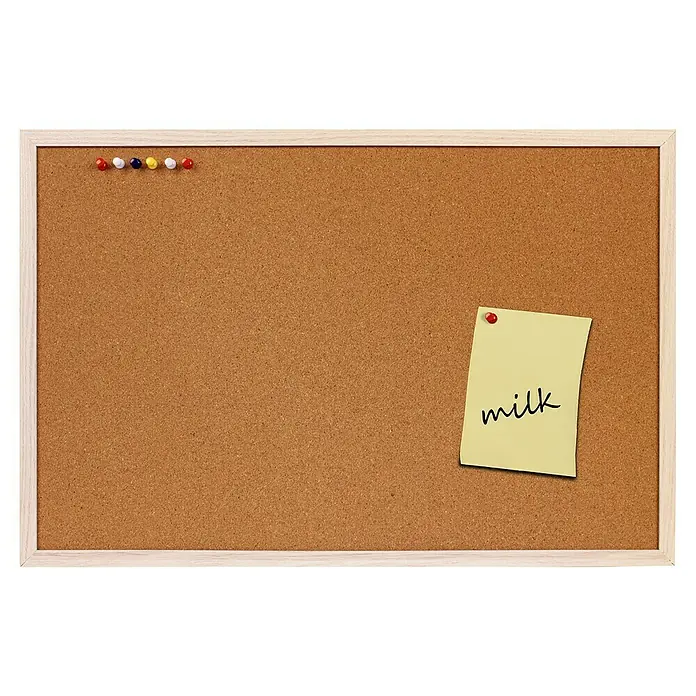 Prikbord Karlstad - Kurk, 60 x 40 cm - Vooraanzicht