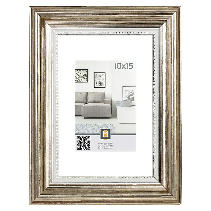 Intertrading Wissellijst Ponza - Champagne, 10 x 15 cm - Vooraanzicht