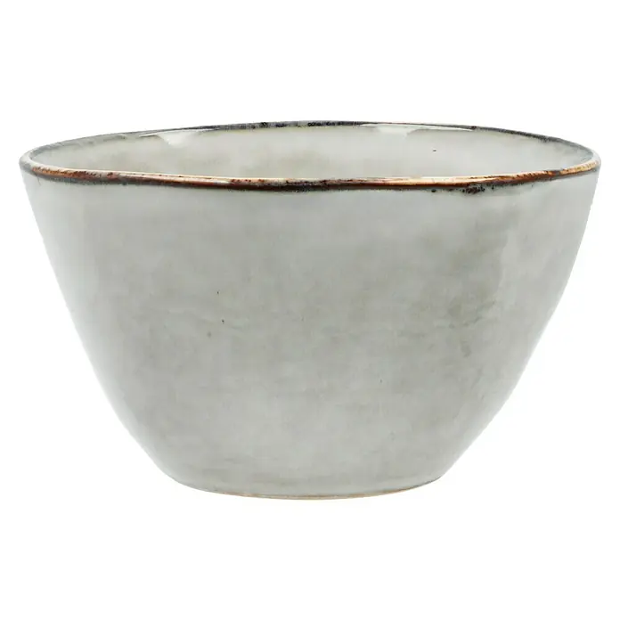 Schale Tabo - Ø x H: 11 x 5 cm, Grau - Vorderansicht