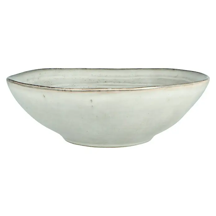 Schale Tabo - Ø x H: 20 x 6,5 cm, Grau - Vorderansicht