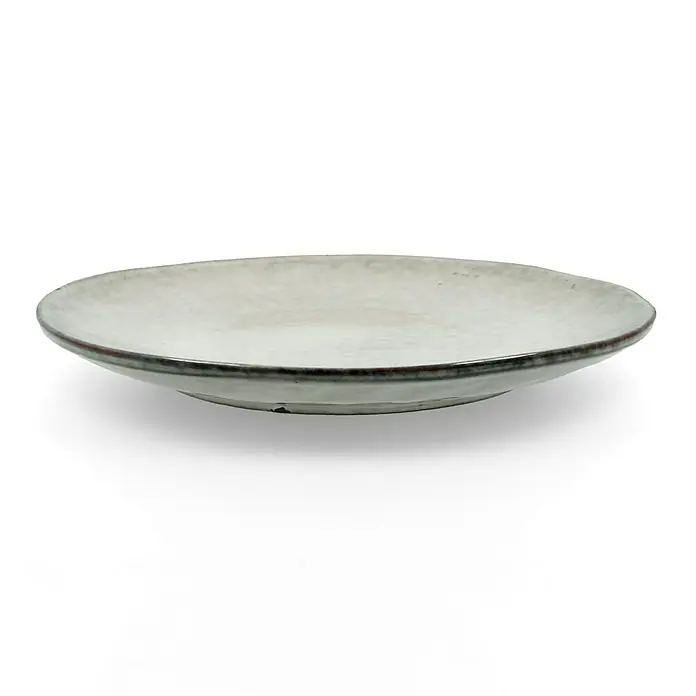 Teller Tabo - 1 Stk., Ø x H: 26,5 x 3 cm, Keramik, Grau - Stimmungsaufnahme