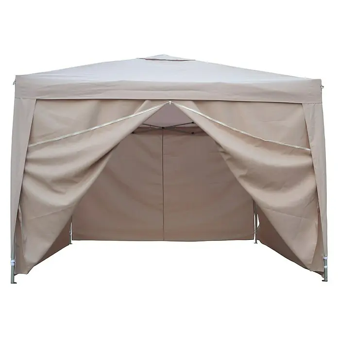 Sunfun Bočne stjenke za paviljon Easy Up - 3 x 3 x 2,5 m, PE 160 g/m² - Pogled sprijeda