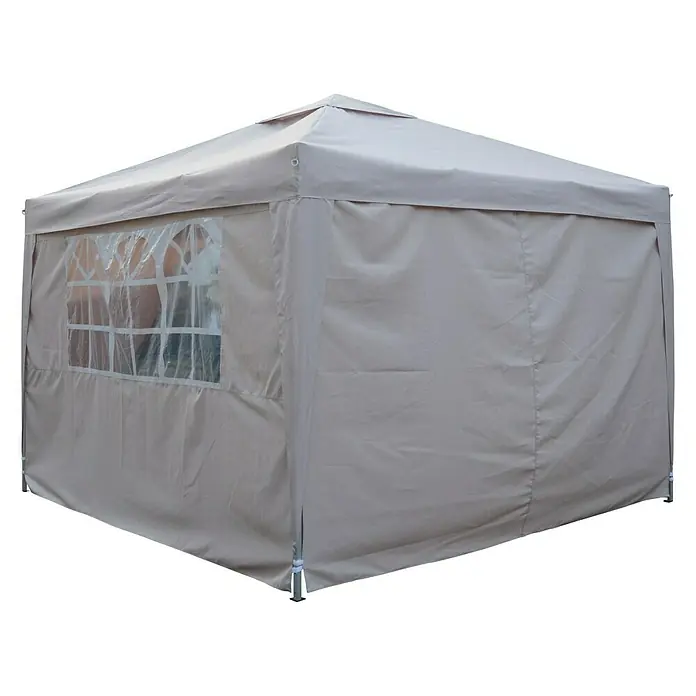Sunfun Bočne stjenke za paviljon Easy Up - 3 x 3 x 2,5 m, PE 160 g/m² - Dijagonalni pogled