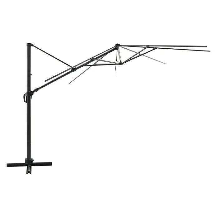 Sunfun Melina Ampelschirmgestell - Durchmesser: 400 cm, Aluminium, Rund - Rechte Seitenansicht