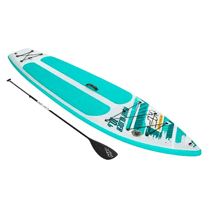 Hydro-Force SUP-board Aqua glider set - l x b x h: 320 x 79 x 12 cm, Belasting: 110 kg, Opblaasbaar - Diagonaal zicht