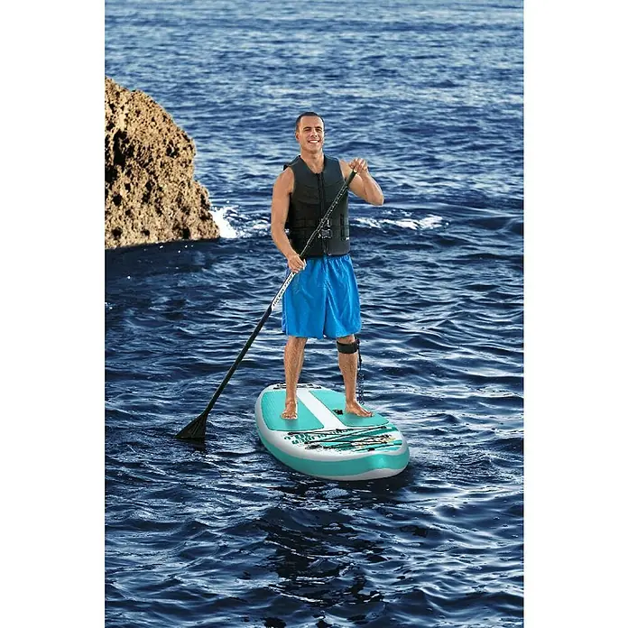 Hydro-Force SUP-board Aqua glider set - l x b x h: 320 x 79 x 12 cm, Belasting: 110 kg, Opblaasbaar - Toepassingsvoorbeeld