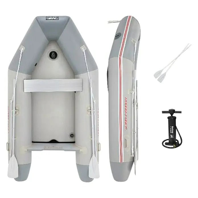 Hydro-Force Rubberboot Caspian pro set - l x b x h: 280 x 150 x 42 cm, Geschikt voor: 3+1 personen, Belasting: 480 kg - Diagonaal zicht