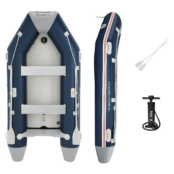 Hydro-Force Rubberboot Mirovia Pro Set - l x b x h: 330 x 162 x 44 cm, Geschikt voor: 4+1 personen, Belasting: 640 kg - Diagonaal zicht
