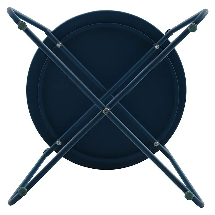 Sunfun Melina Garten-Beistelltisch rund - L x B x H: 60 x 60 x 57,5 cm, Petrol - Ansicht von unten