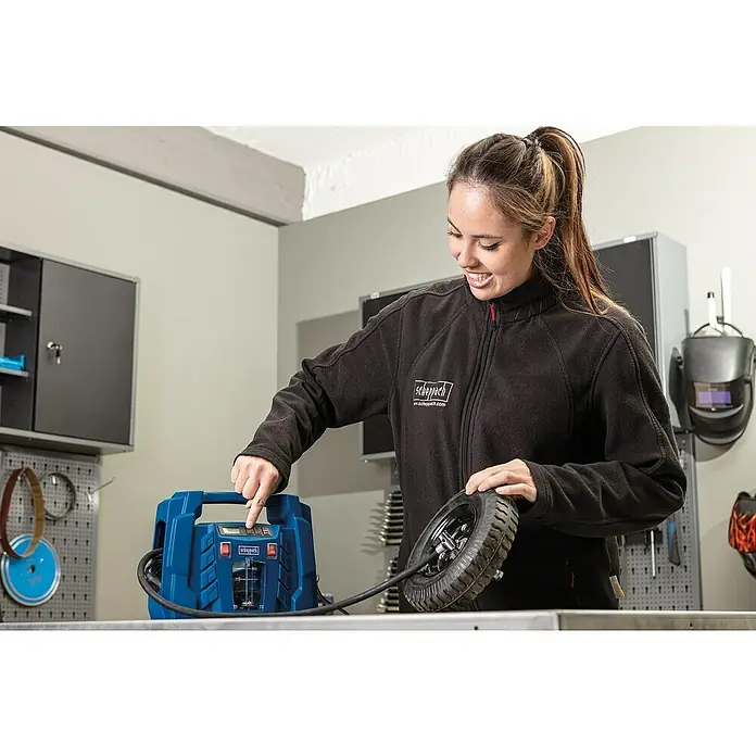 Scheppach Kompressor Air Force 5 - 8 bar, Ansaugleistung: 36,5 l/min - Anwendungsbeispiel