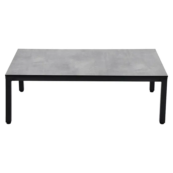 Sunfun Loungemöbel-Set Aria - 5 -tlg., Aluminium, Anthrazit, Schwarz - Diagonale Ansicht