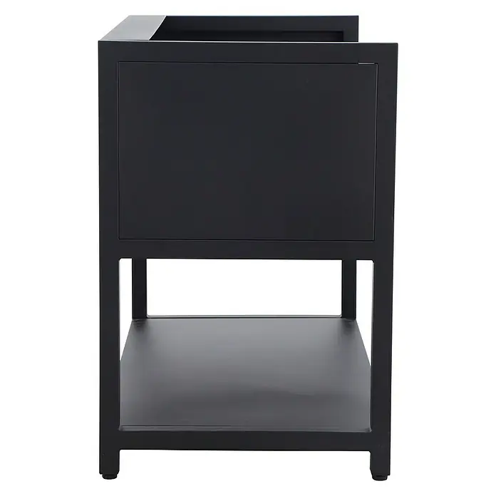 Sunfun Melina Grillküchen-Modul Grillunterschrank - Schwarz, L x B x H: 60 x 119 x 90 cm - Vorderansicht