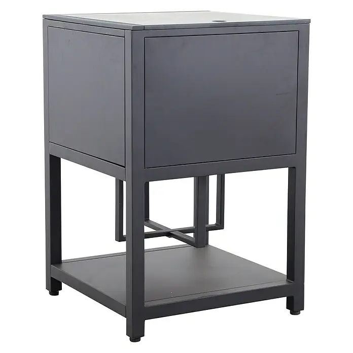 Sunfun Melina Grillküchen-Modul Gasschrank - Schwarz, L x B x H: 60 x 60 x 90 cm - Diagonale Ansicht