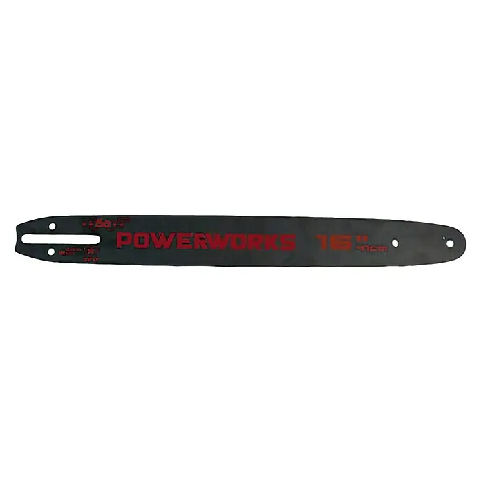 Powerworks Ersatz-Schwert - Passend für: Powerworks Kettensäge PD60CS - Vorderansicht