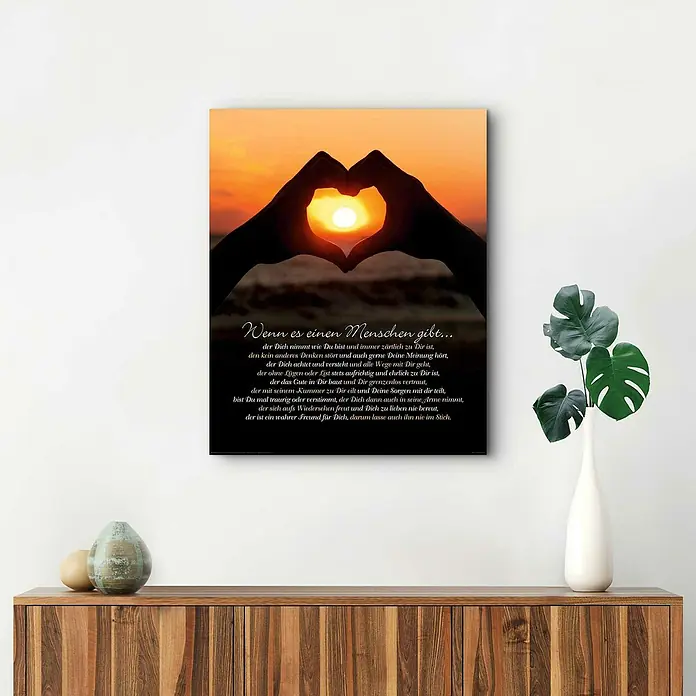 Decopanel - Wahrer Freund, B x H: 40 x 50 cm - Stimmungsaufnahme