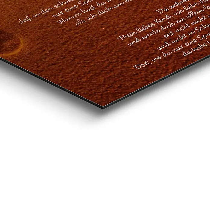 Decopanel - Spuren im Sand, B x H: 30 x 90 cm - Detailaufnahme