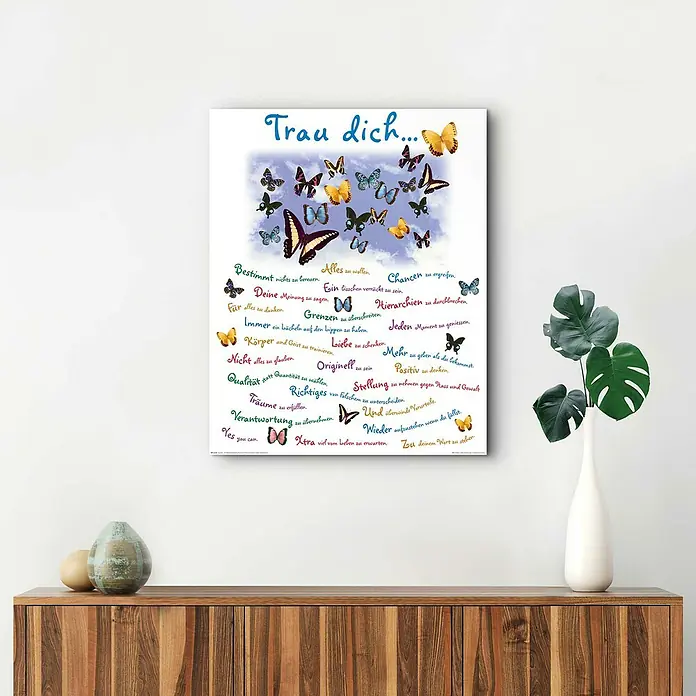 Decopanel - Trau Dich..., B x H: 40 x 50 cm - Stimmungsaufnahme