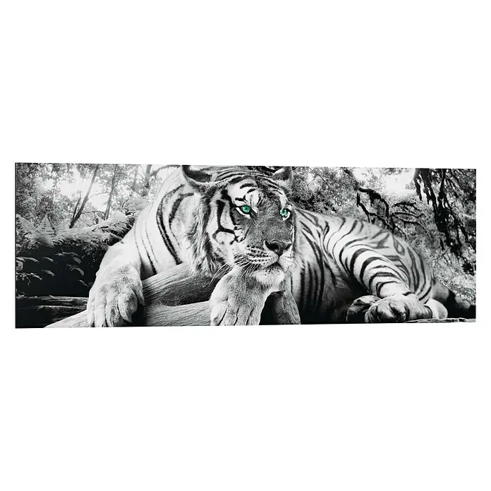 Decopanel - Tiger is Watching You, B x H: 90 x 30 cm - Vorderansicht