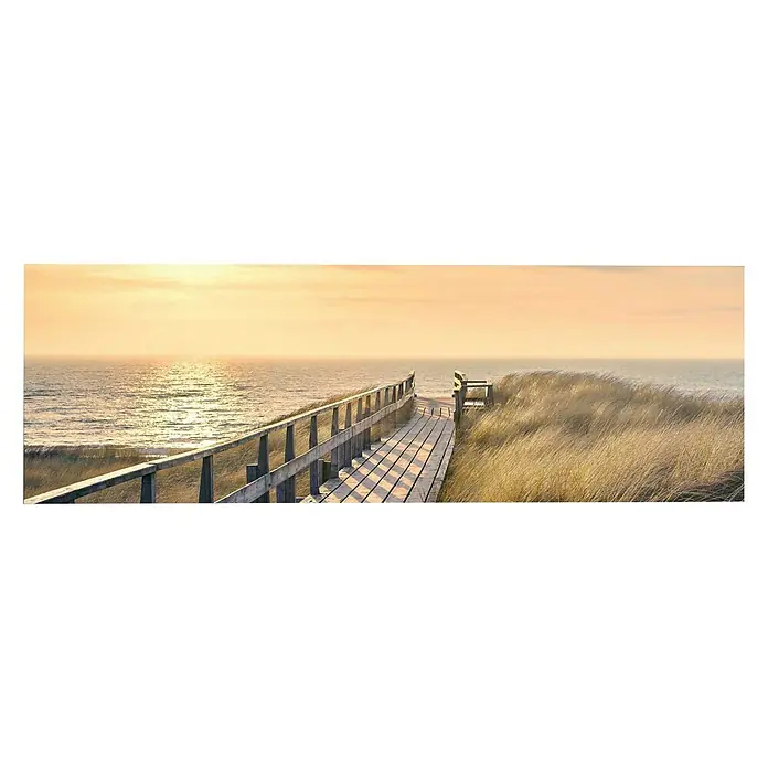 Decopanel - Way to The Sea, B x H: 156 x 52 cm - Vorderansicht