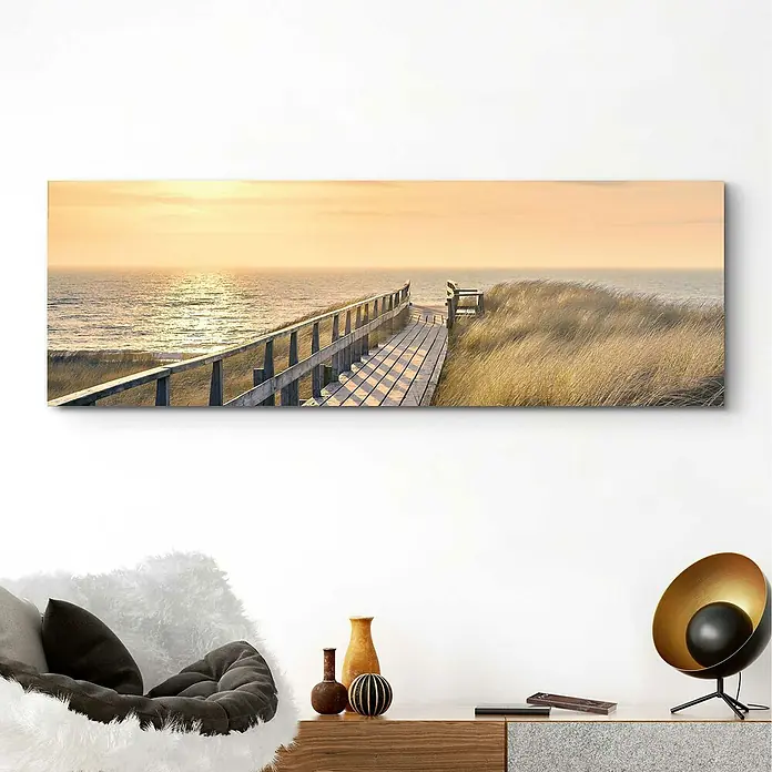 Decopanel - Way to The Sea, B x H: 156 x 52 cm - Stimmungsaufnahme