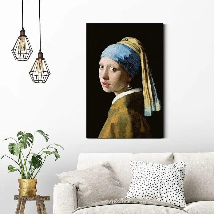 Decopanel - Vermeer - Girl With a Pearl Earring, B x H: 60 x 90 cm - Stimmungsaufnahme