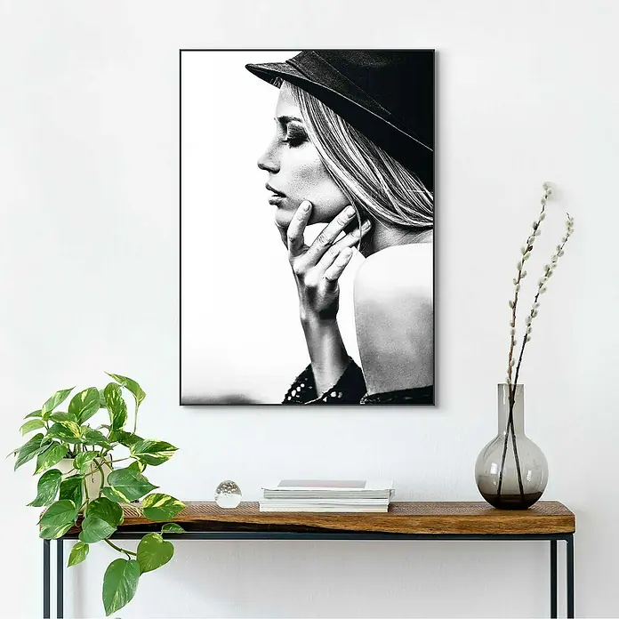 Bild Slim Frame - Female Profile, B x H: 50 x 70 cm - Stimmungsaufnahme