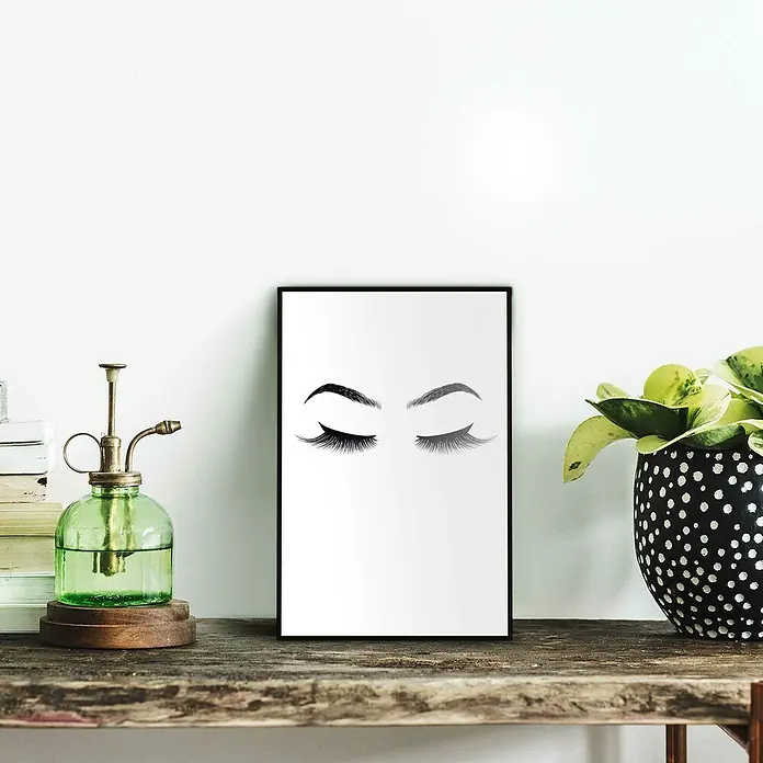 Bild Slim Frame - Brows & Lashes, B x H: 20 x 30 cm - Stimmungsaufnahme