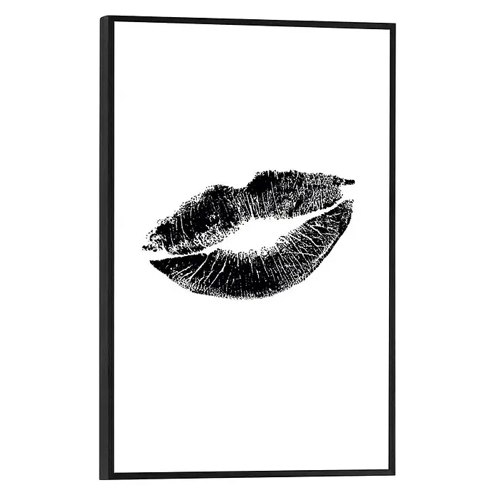 Bild Slim Frame - Hot Lips, B x H: 20 x 30 cm - Vorderansicht