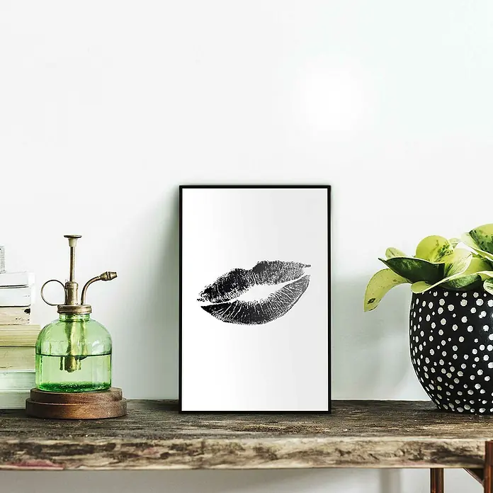 Bild Slim Frame - Hot Lips, B x H: 20 x 30 cm - Stimmungsaufnahme