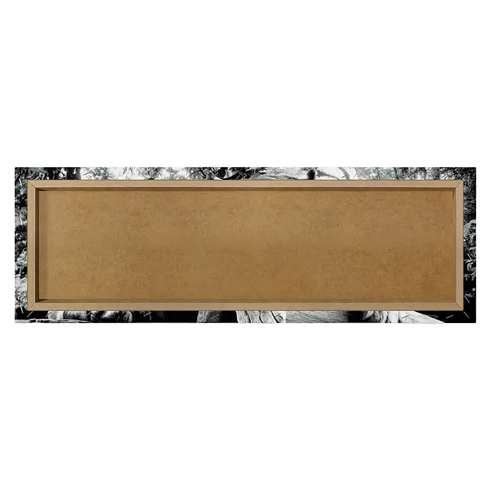 Holzbild Deco Block - Tiger is Watching You, B x H: 118 x 40 cm - Rückansicht
