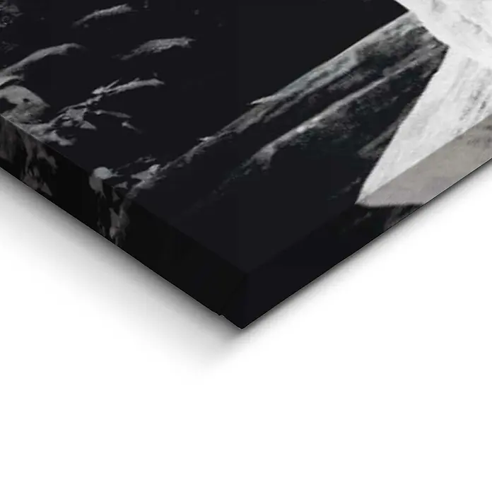 Holzbild Deco Block - Tiger is Watching You, B x H: 118 x 40 cm - Detailaufnahme