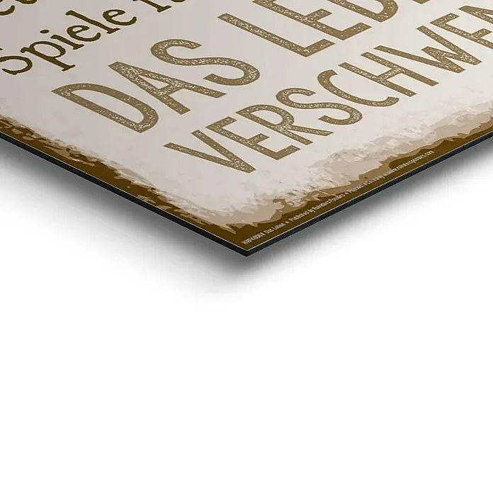 Decopanel - Das Leben, B x H: 40 x 50 cm - Detailaufnahme