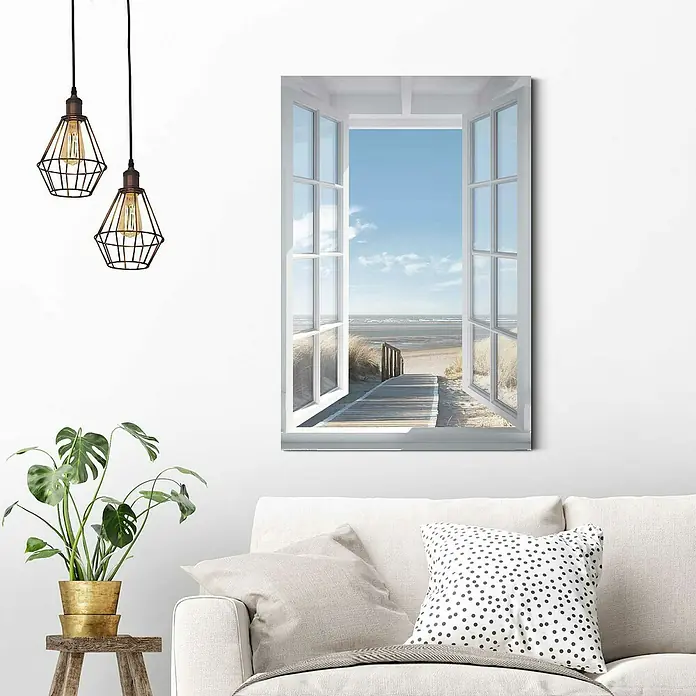 Decopanel - Northsea Window, B x H: 60 x 90 cm - Stimmungsaufnahme