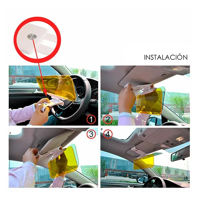 Parasol para el coche Perfect View - 320 x 110 mm - Producto en uso