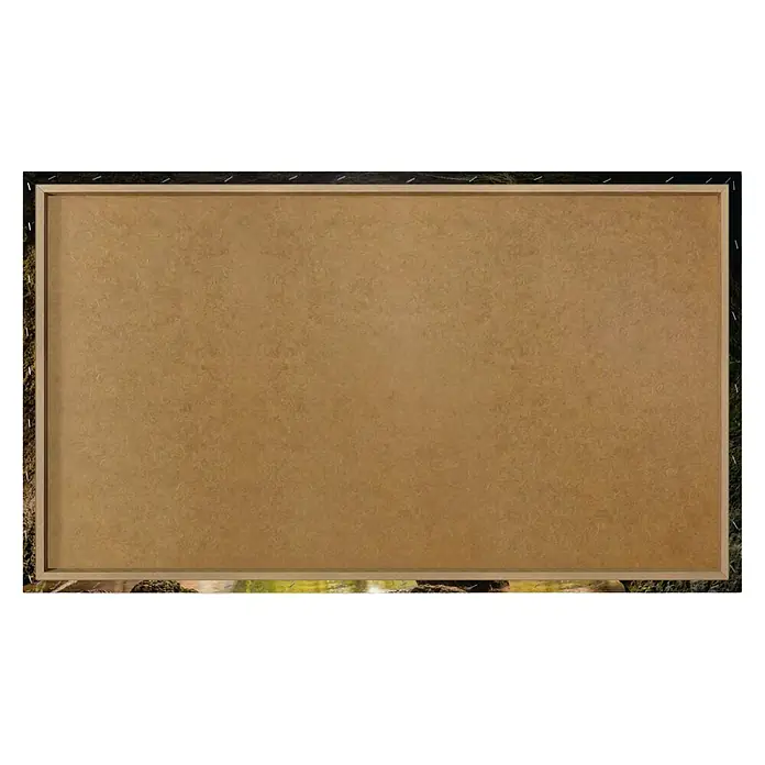 Holzbild Deco Block - Cave View, B x H: 118 x 70 cm - Rückansicht