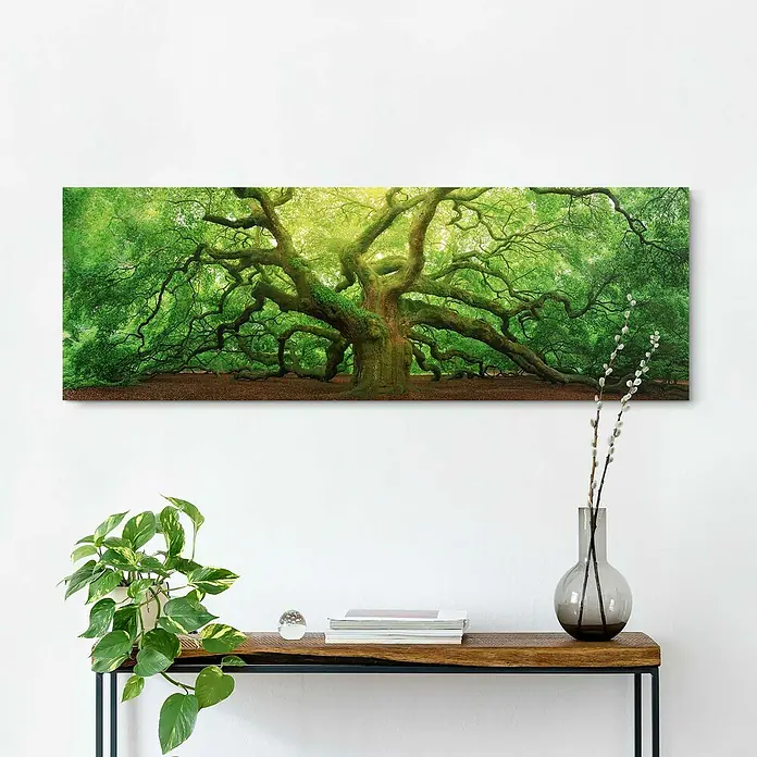 Holzbild Deco Block - Old Oak, B x H: 118 x 40 cm - Stimmungsaufnahme