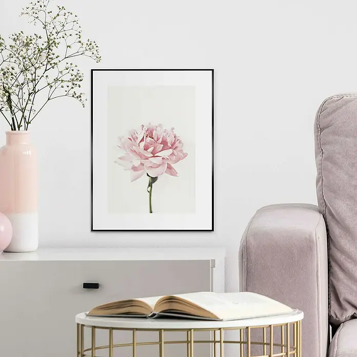 Bild Slim Frame - Pink Rose, B x H: 30 x 40 cm - Stimmungsaufnahme
