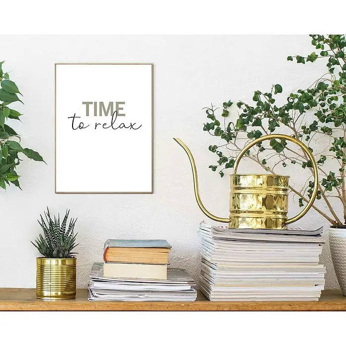 Bild Slim Frame - Time to Relax, B x H: 30 x 40 cm - Stimmungsaufnahme