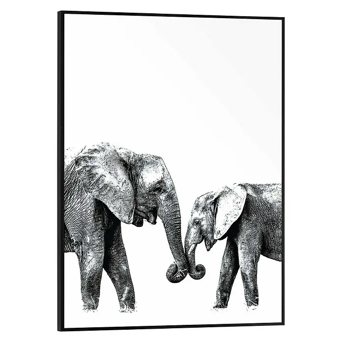 Bild Slim Frame - Elephant Love, B x H: 30 x 40 cm - Vorderansicht