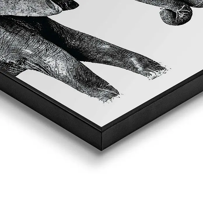 Bild Slim Frame - Elephant Love, B x H: 30 x 40 cm - Detailaufnahme