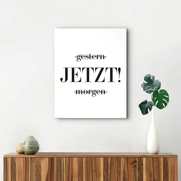 Decopanel - Jetzt, B x H: 40 x 50 cm - Stimmungsaufnahme