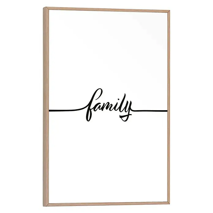 Bild Slim Frame - Family, B x H: 20 x 30 cm - Vorderansicht