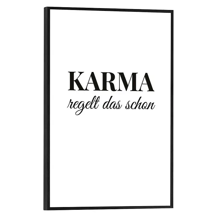 Bild Slim Frame - Karma, B x H: 20 x 30 cm - Vorderansicht