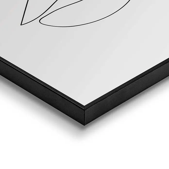 Bild Slim Frame - Lips in Lines, B x H: 20 x 30 cm - Detailaufnahme