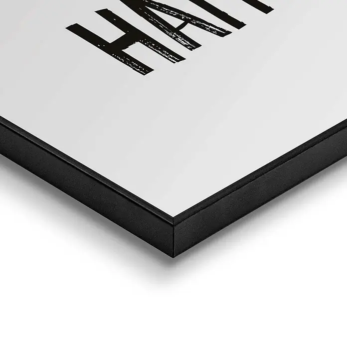 Bild Slim Frame - Think Happy, B x H: 20 x 30 cm - Detailaufnahme