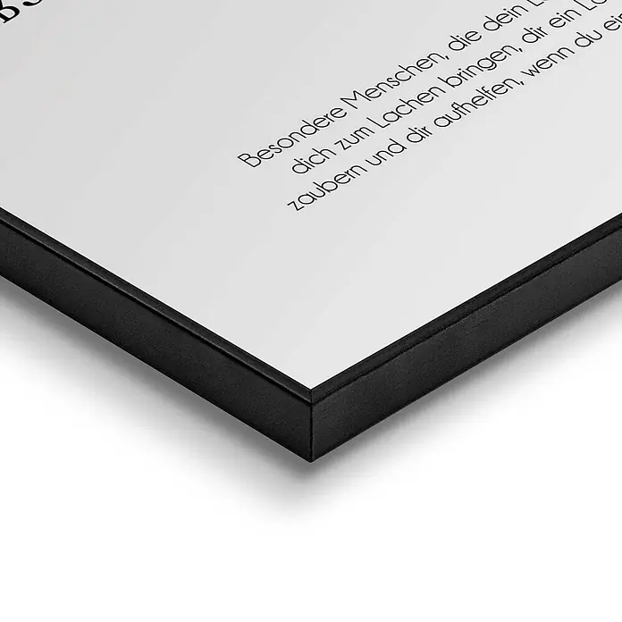 Bild Slim Frame - Freunde, B x H: 30 x 40 cm - Detailaufnahme